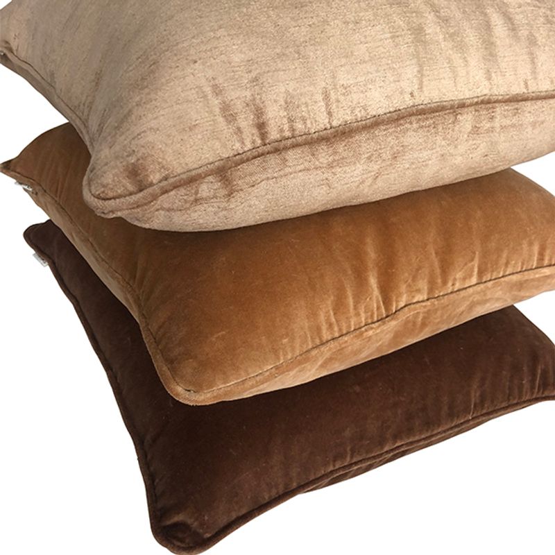 cushion cover matt velvet forest green