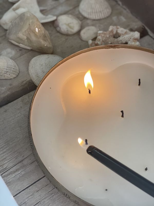 Sense Lightbowl M Antique Gold