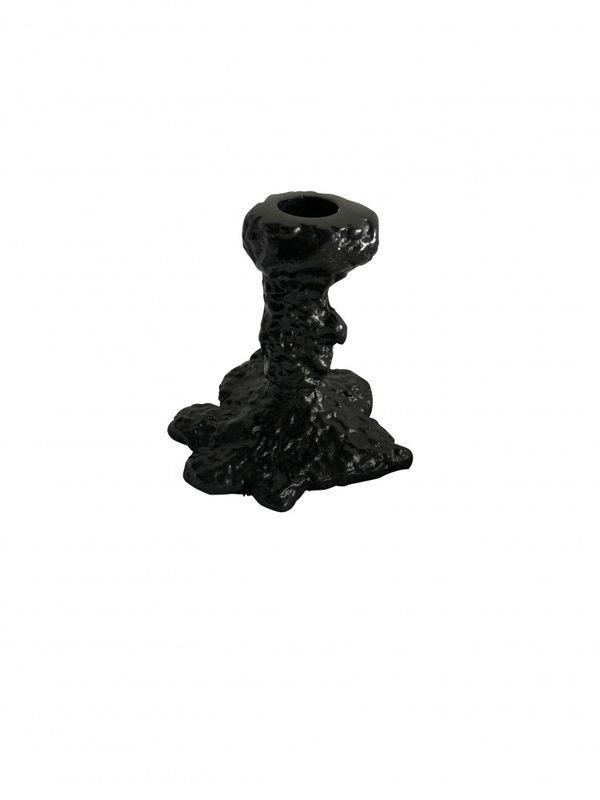 Art Candelholder Matt Black Small