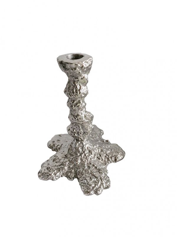 Art Candelholder Silver Medium