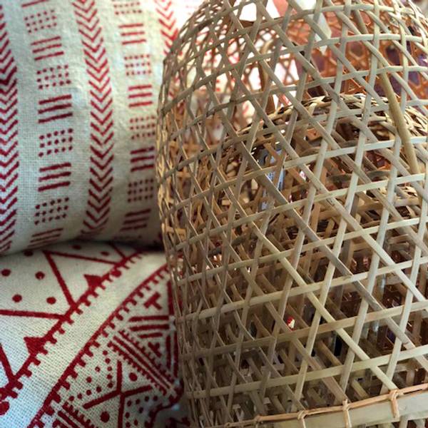 Putetrekk Rød Stripe