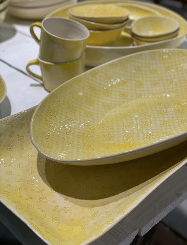 Side Plate Standard Washed Yellow 
