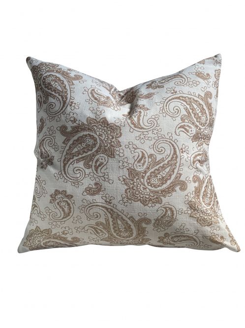 Hovedbilde Putetrekk Paisley Terracotta