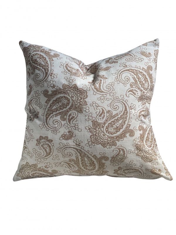 Putetrekk Paisley Terracotta