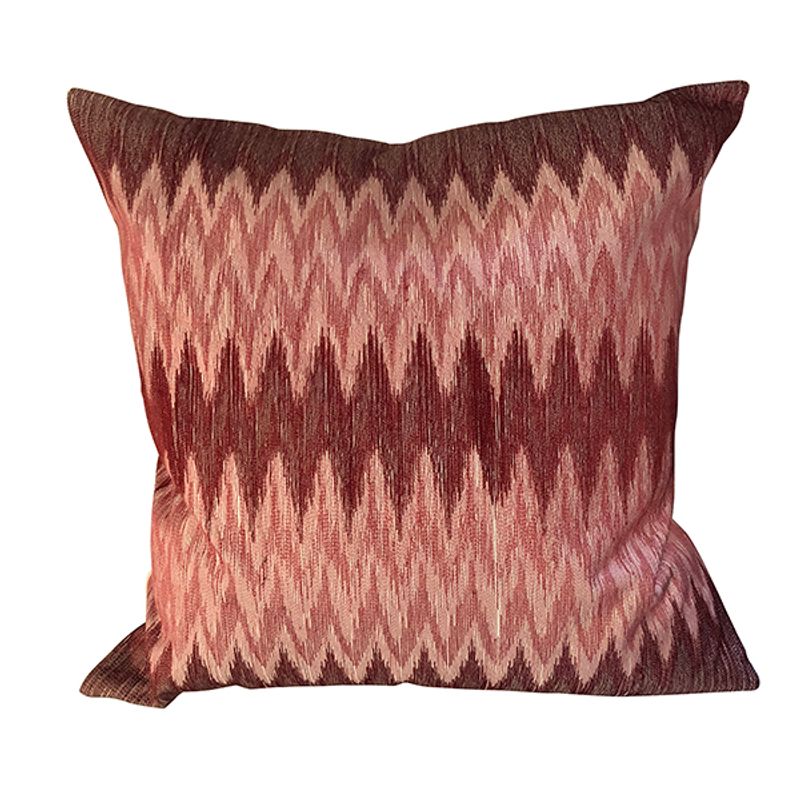 cushion cover zig zag red