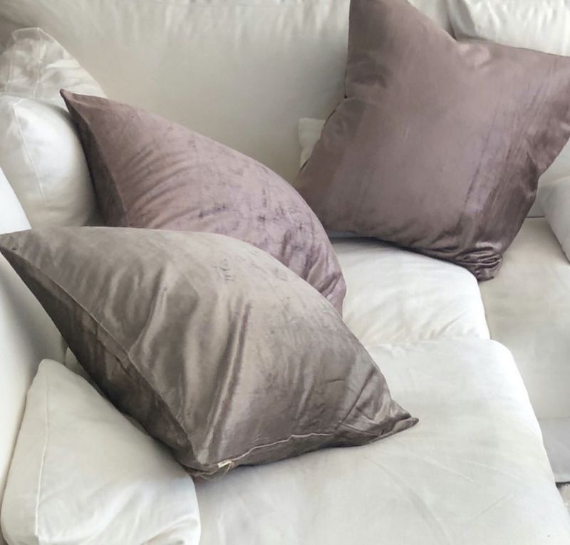 Putetrekk Velvet Glam Dark Plum