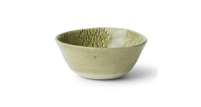 Ramekin Round Mixed Pattern Dark Green 