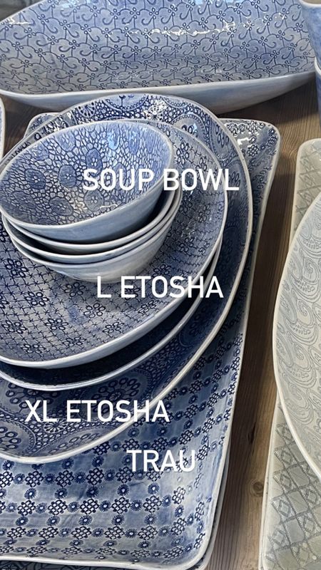 Etosha Mixed Pattern Extra Large Dark Blue 