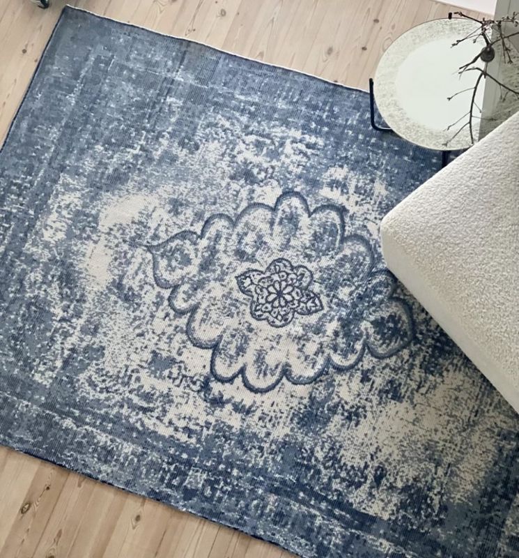 Vintage Teppe Blå 130x170