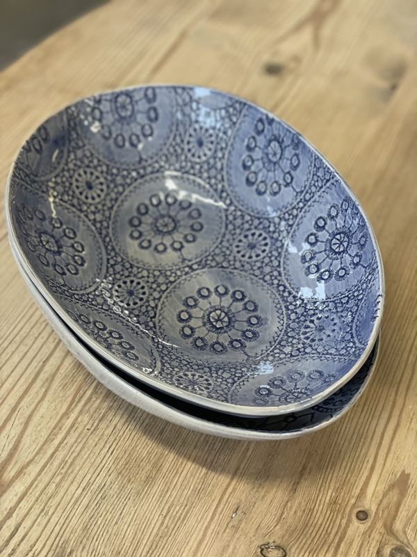 Etosha Mixed Pattern Medium Dark Blue 