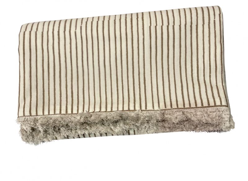 Throw Stripe Sand